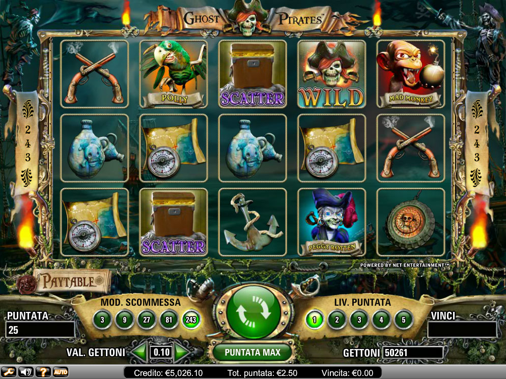 Slot Ghost Pirates gratis