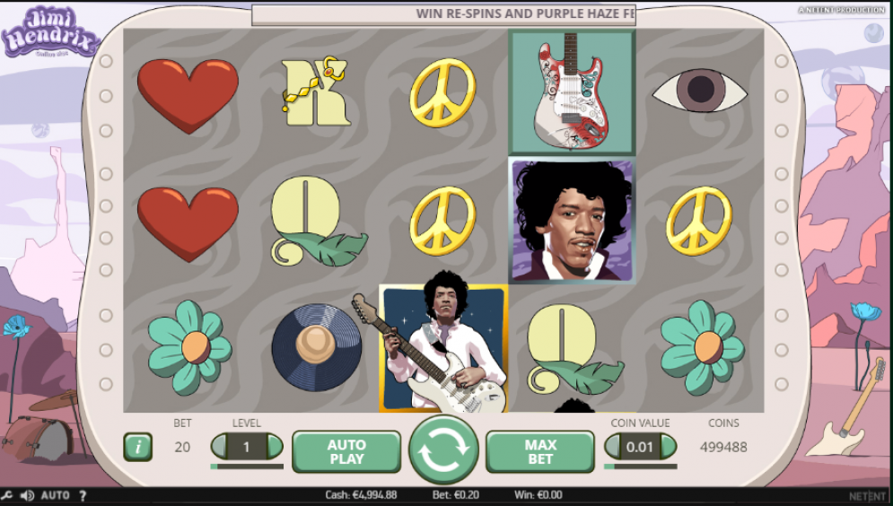 slot Jimi Hendrix gratis