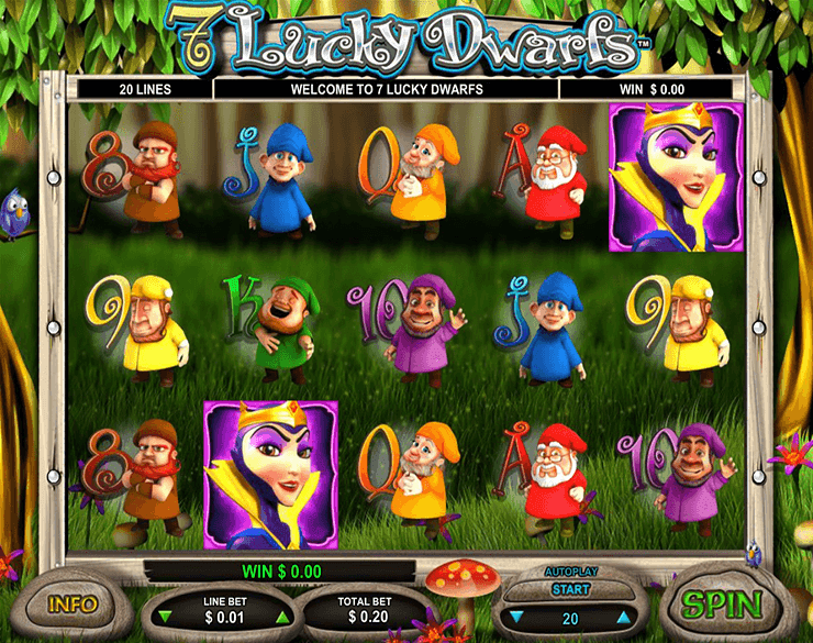 slot machine 7 lucky dwarfs