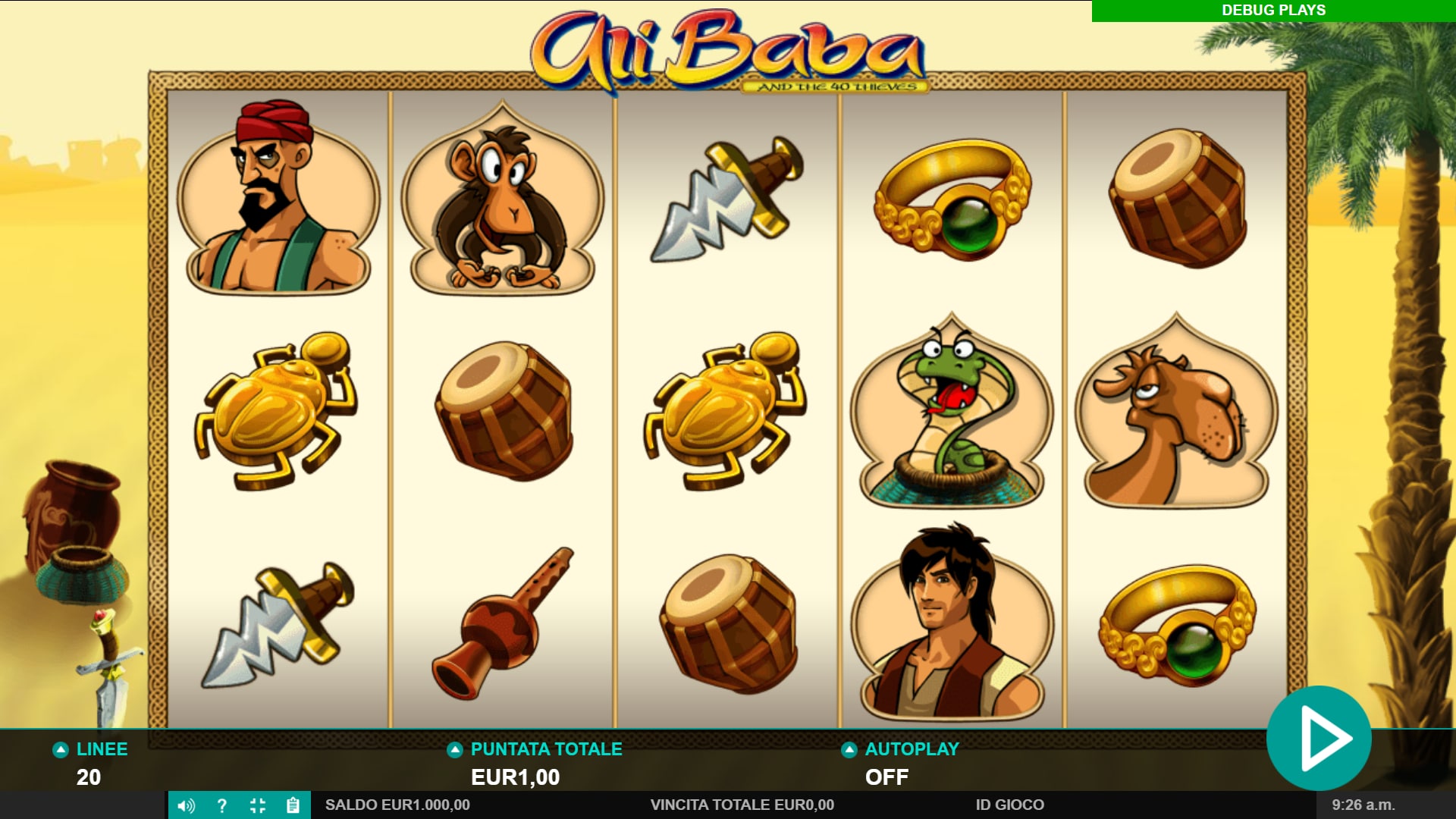 slot online Ali Baba and the 40 Thieves