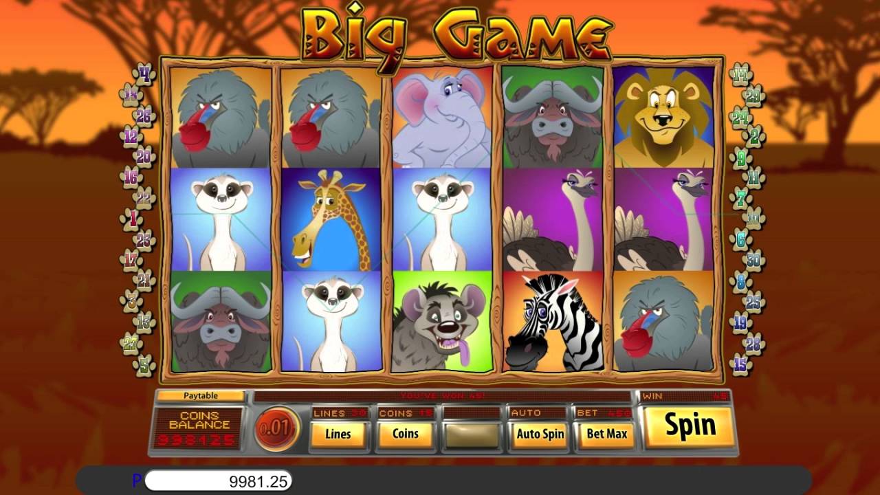 slot machine big game